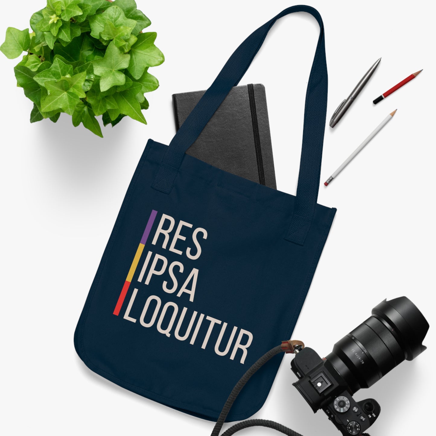 'Res Ipsa Loquitur' Legal Phrase Design - Organic Tote Bag