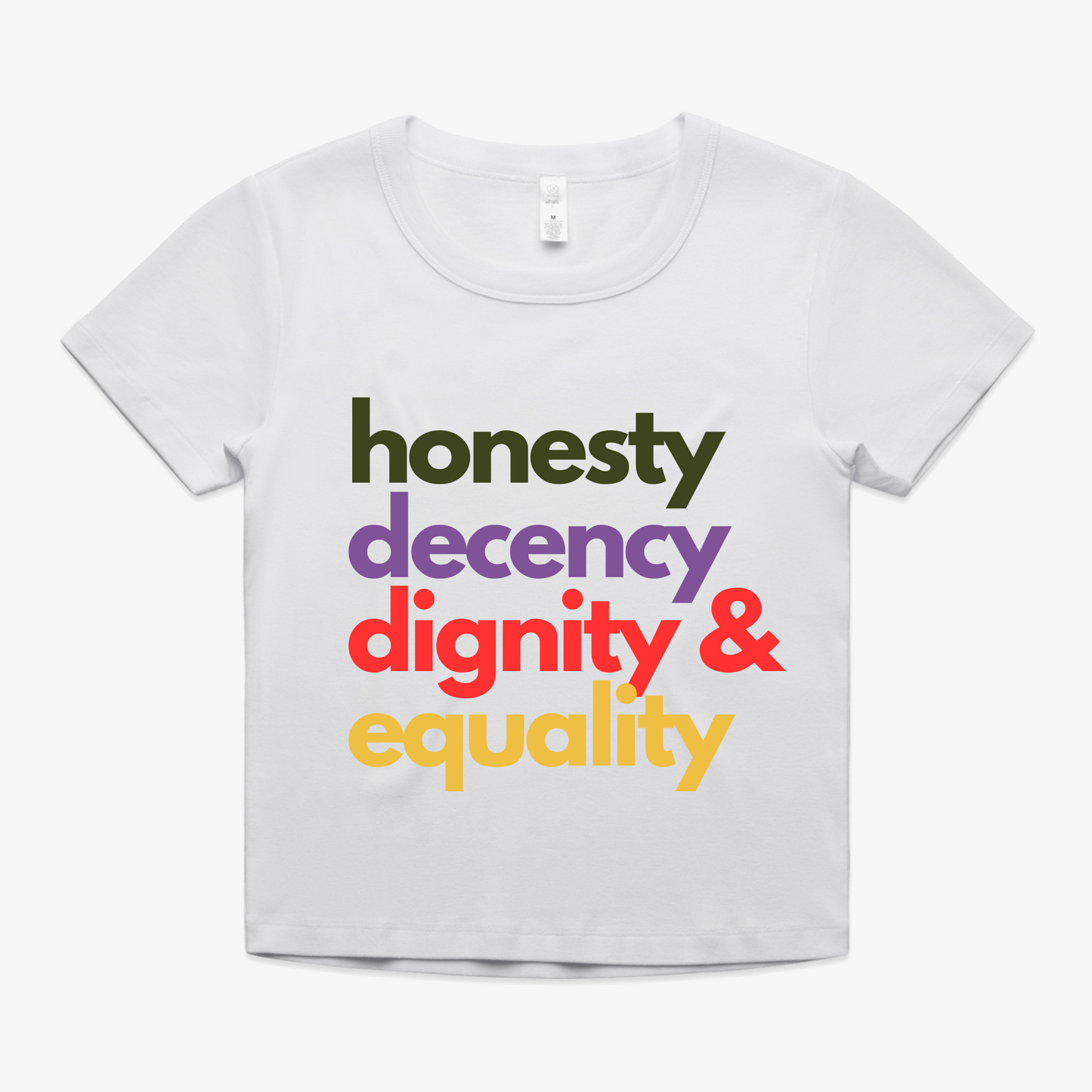 Values of Democracy Organic Cotton Baby Tee