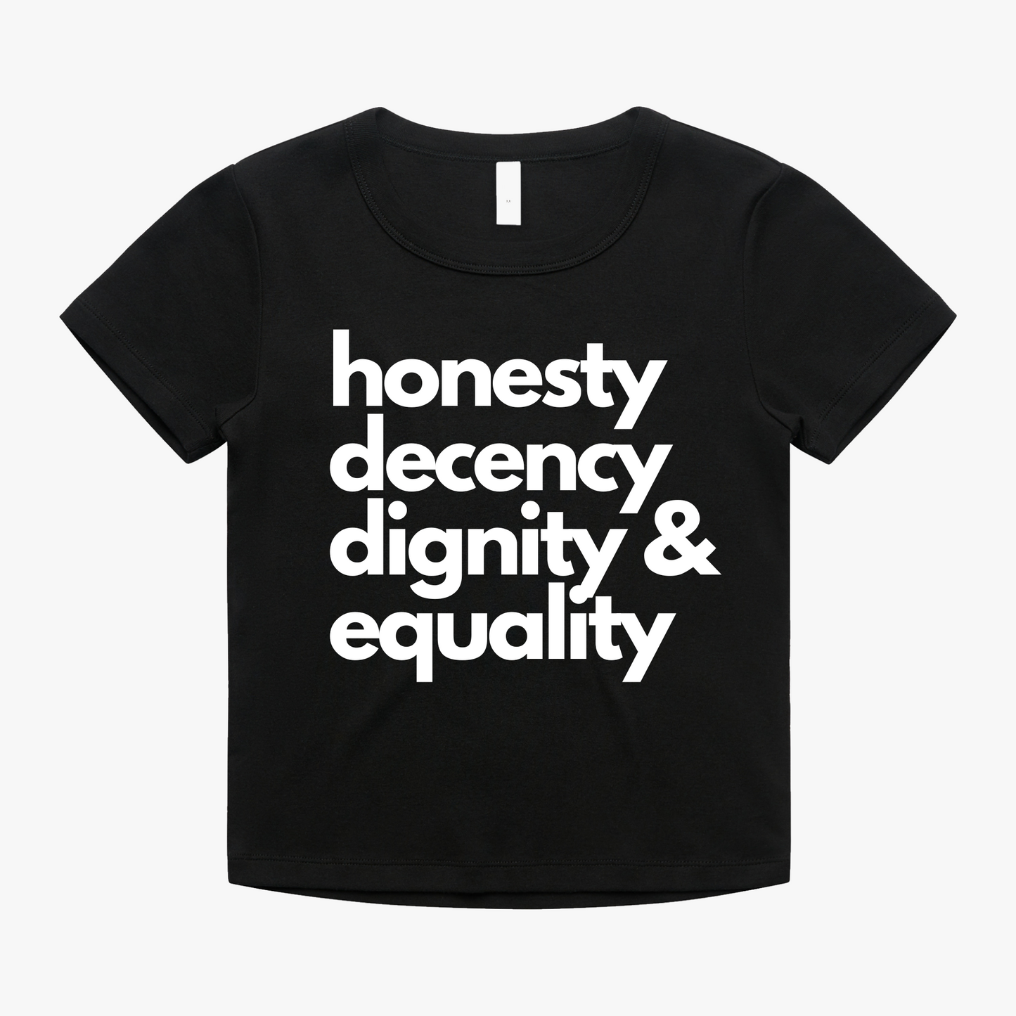 Values of Democracy Organic Cotton Baby Tee