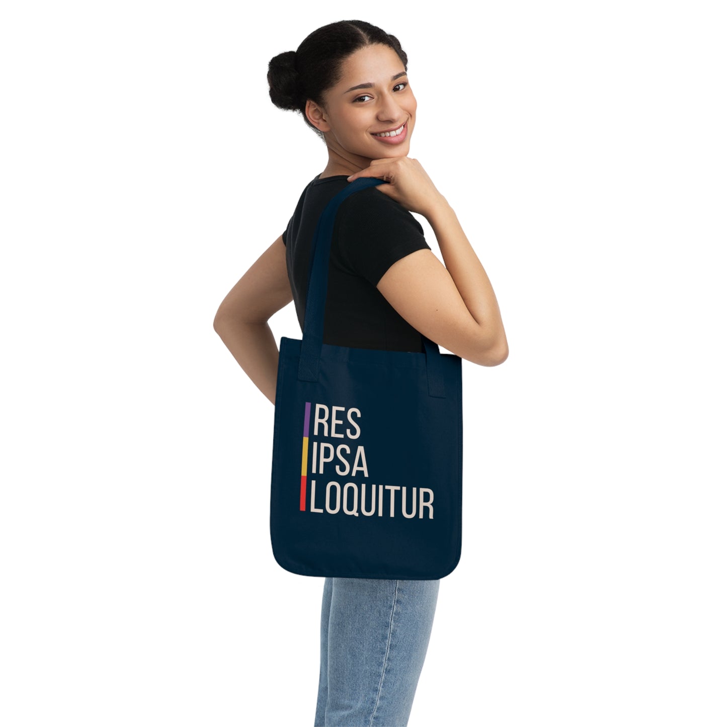 'Res Ipsa Loquitur' Legal Phrase Design - Organic Tote Bag