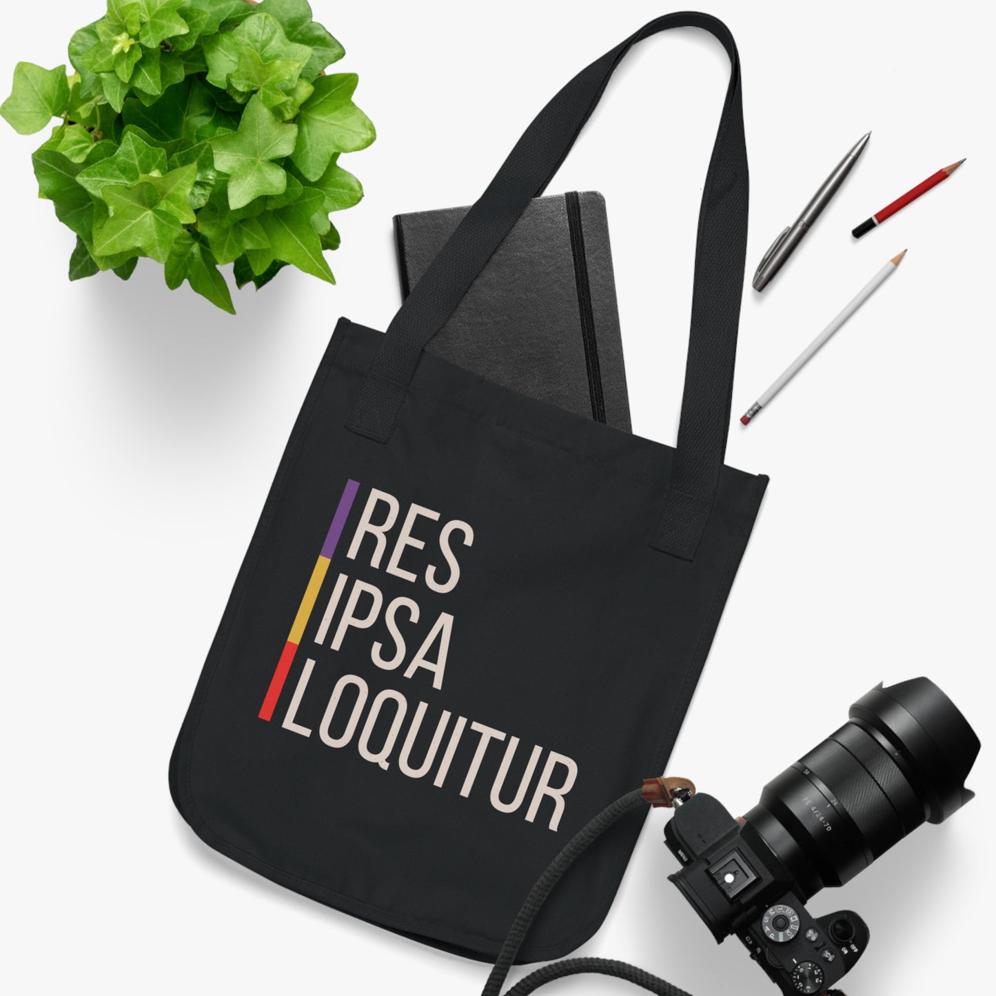 'Res Ipsa Loquitur' Legal Phrase Design - Organic Tote Bag