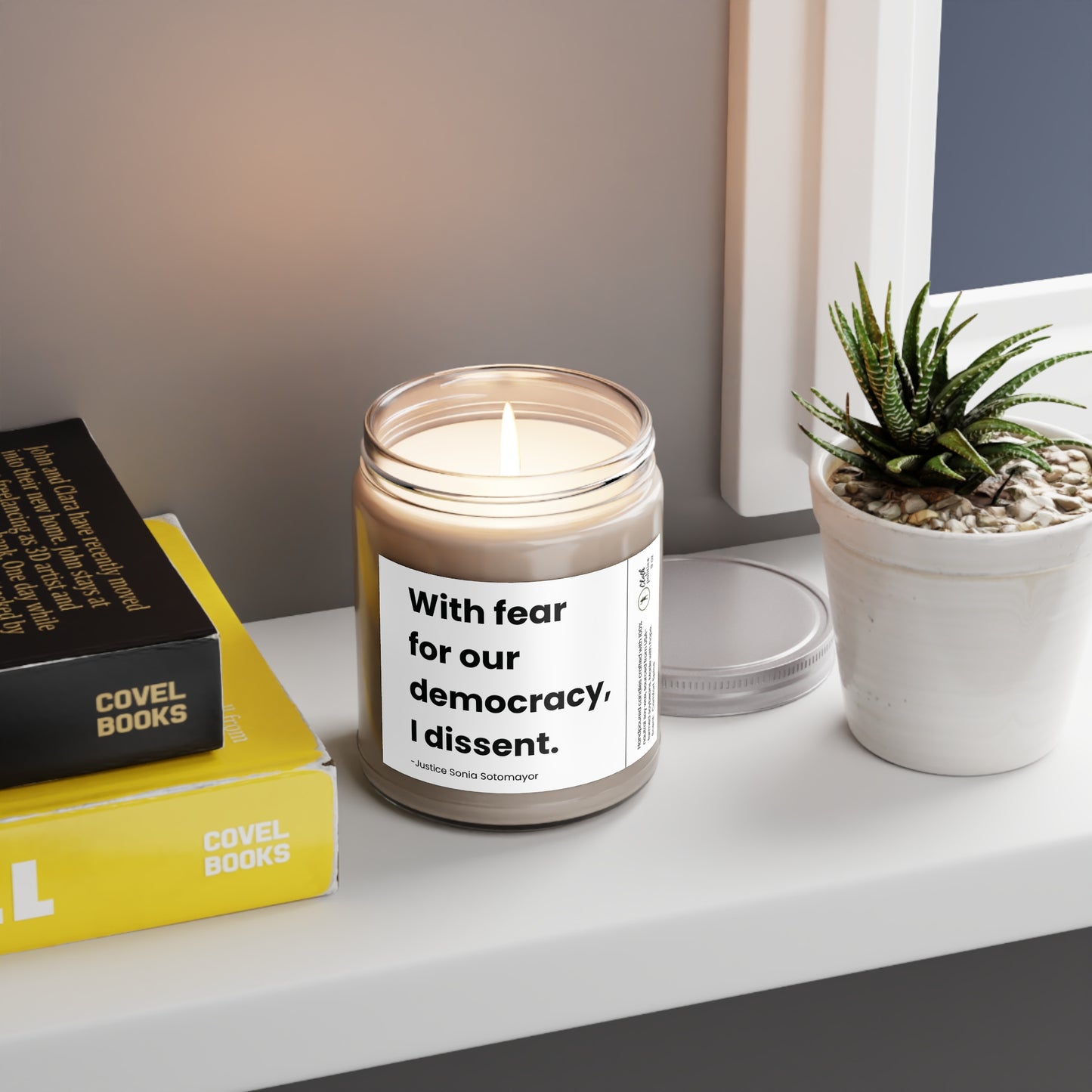 Soy Candle - Sonia Sotomayor Quote - 9oz - Eco-Friendly - Variety of Scents
