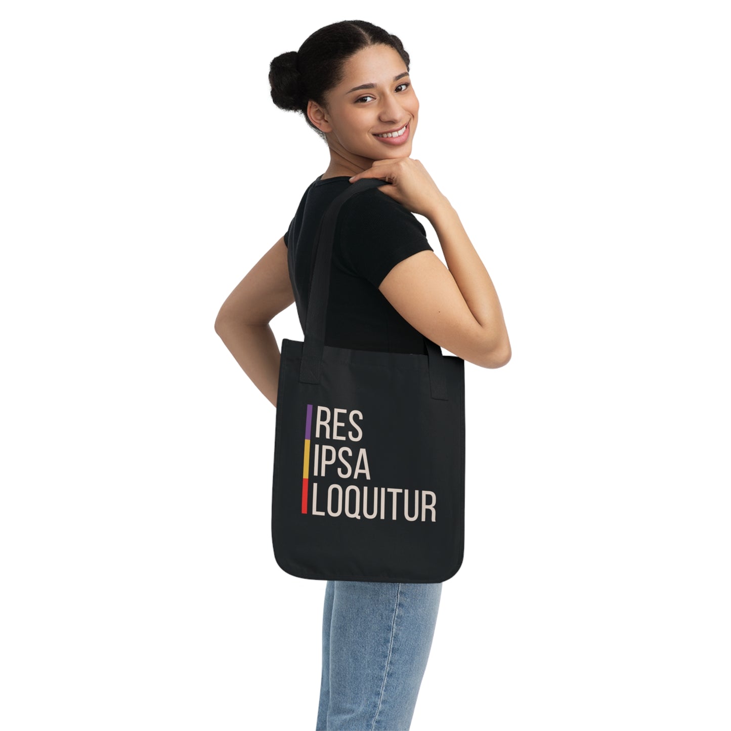 'Res Ipsa Loquitur' Legal Phrase Design - Organic Tote Bag