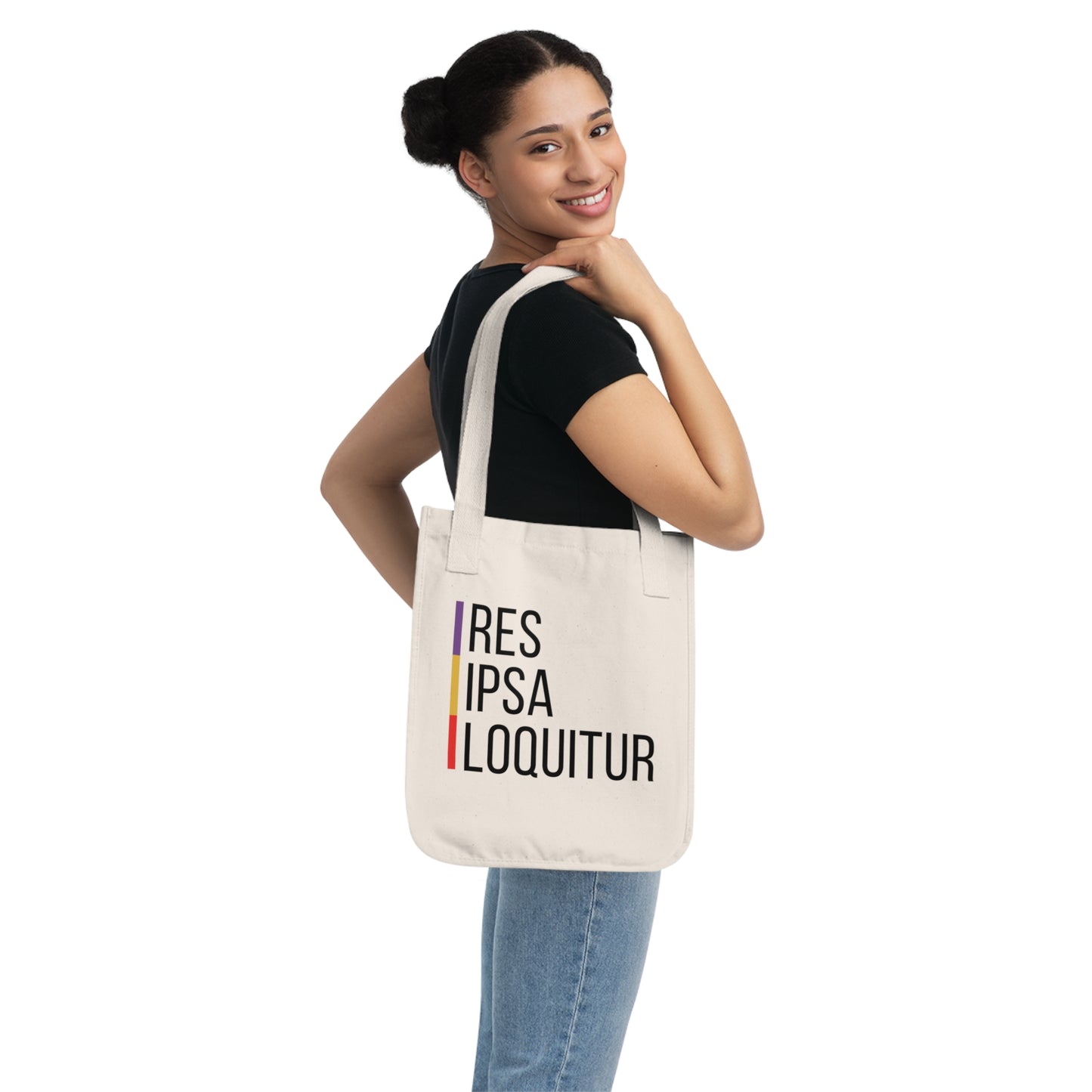 'Res Ipsa Loquitur' Legal Phrase Design - Organic Tote Bag