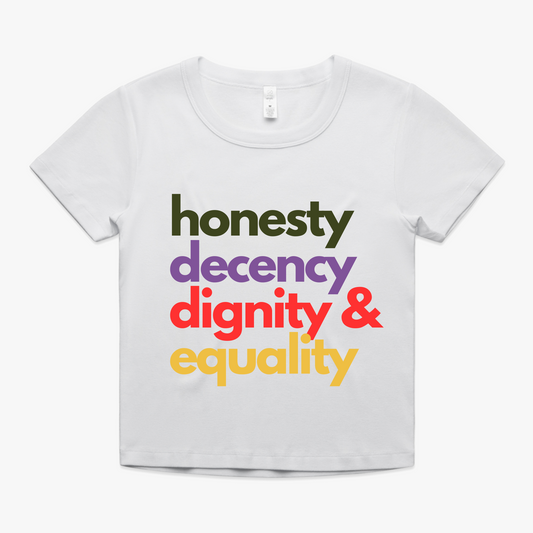 Values of Democracy Organic Cotton Baby Tee