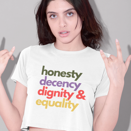 Values of Democracy Organic Cotton Baby Tee