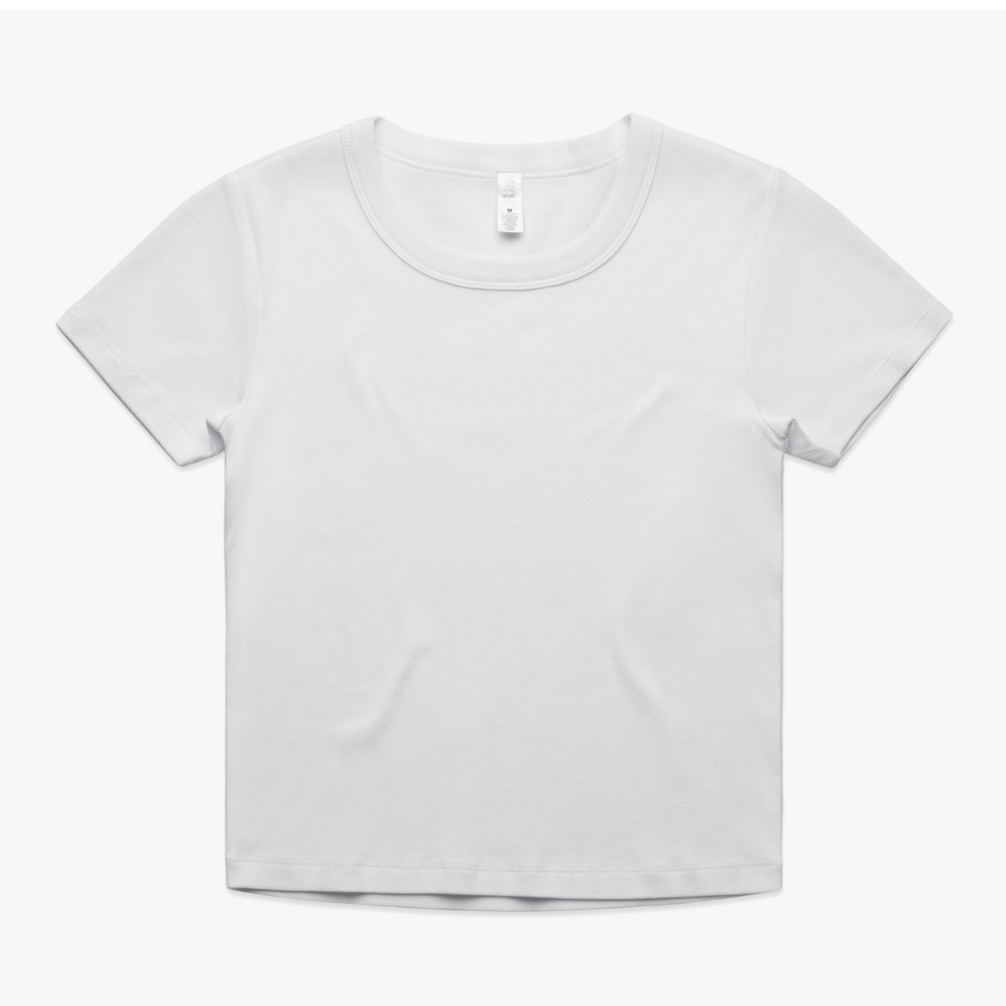 White organic cotton baby tee, perfect for displaying the E Pluribus Unum Latin motto and celebrating unity.