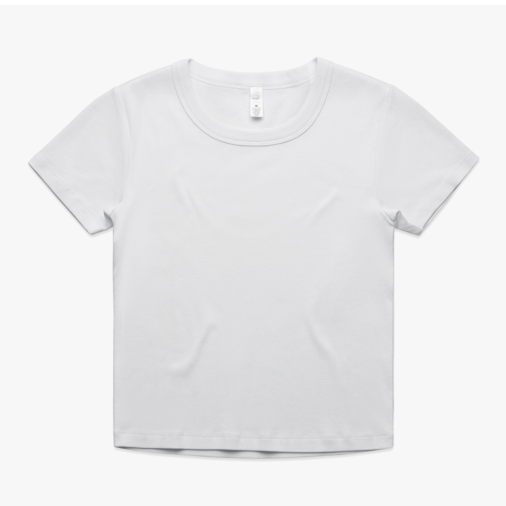 White organic cotton baby tee, perfect for displaying the E Pluribus Unum Latin motto and celebrating unity.