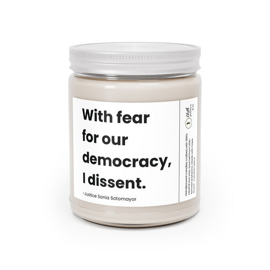 Soy Candle - Sonia Sotomayor Quote - 9oz - Eco-Friendly - Variety of Scents