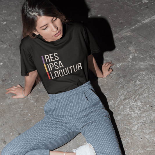 Res Ipsa Loquitur Organic Cotton Unisex Crewneck T-shirt - Cloth Politica