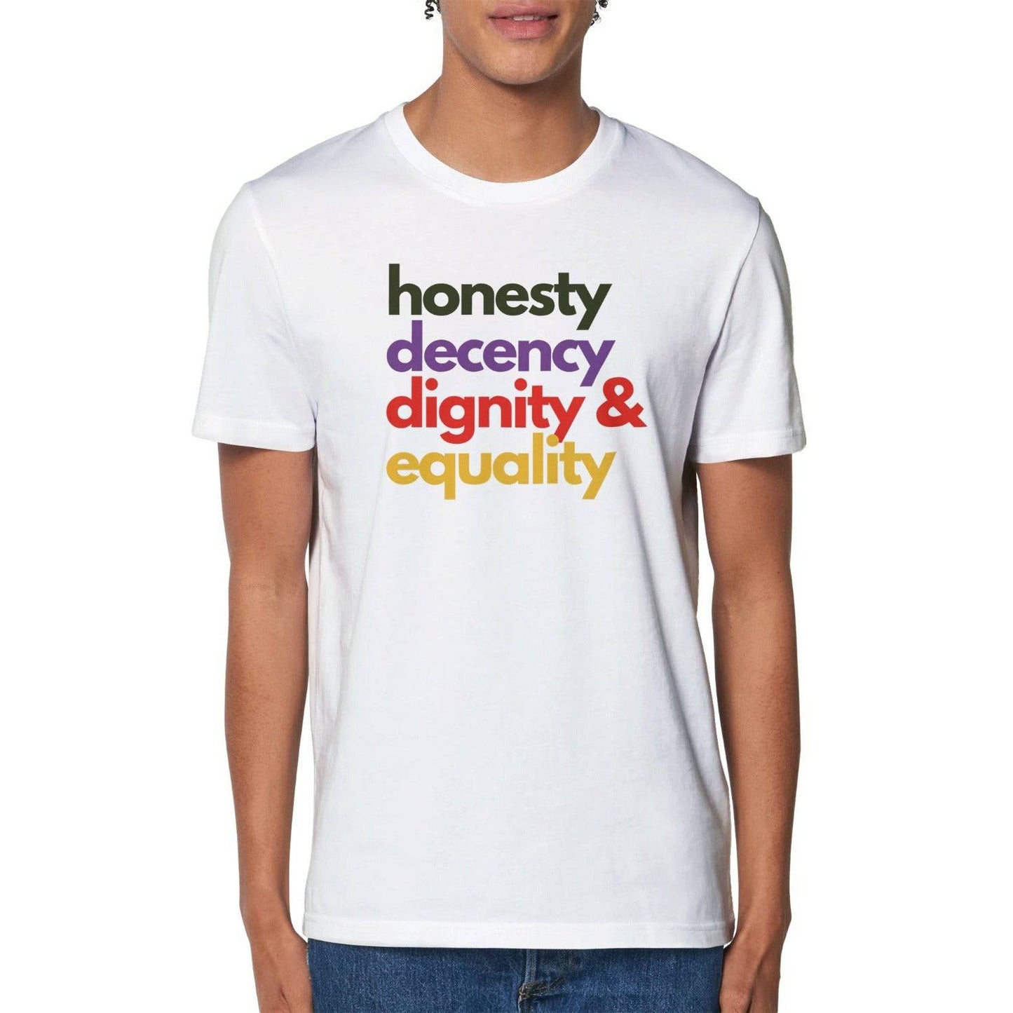 Values of Democracy Organic Cotton T-shirt Unisex