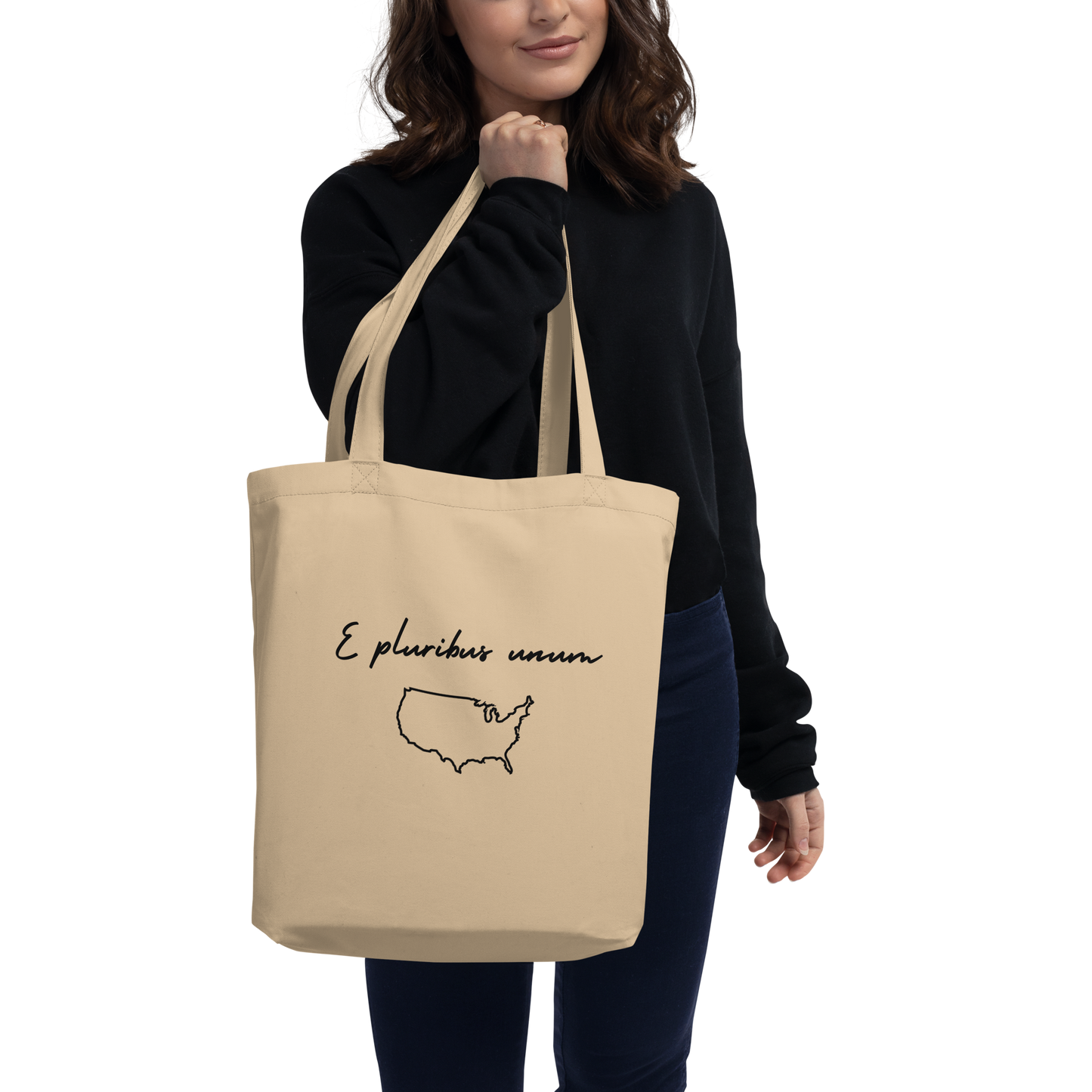 E Pluribus Unum Organic Cotton Tote Bag